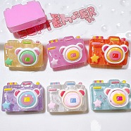 Resin Cabochons, Camera, Mixed Color, 28.5x25x8.5mm(CRES-M002-02)