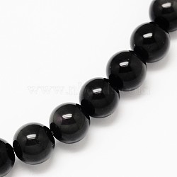Grade AA Natural Obsidian Round Beads Strands, 12mm, Hole: 1mm, about 32pcs/strand, 15.7 inch(G-L275-03-12mm)