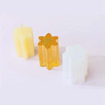 DIY Silicone Candle Molds, For Candle Making, Flower, 5.7x6.1x7.1cm