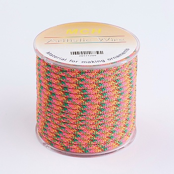 Nylon Thread, Coral, 3mm, about 10yards/roll