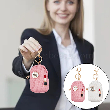 WADORN 2Pcs 2 Colors PU Leather Mini Coin Bag for Women(KEYC-WR0001-45B)-5