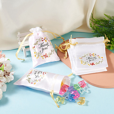 Flower Thank You Polyester Satin Storage Drawstring Bags(ABAG-TAC0005-09B)-8