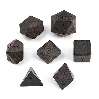 Natural Wood Polyhedral Dice Set(WOOD-A027-01C)-1
