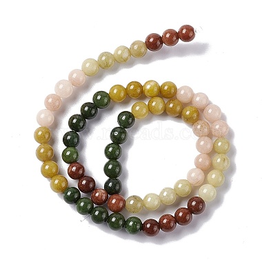 Natural Jade Beads Strands(G-I334-07A)-2