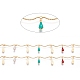 Handmade Brass Bar Link Chains(CHC-I034-16G)-2