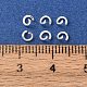 Messing Open Ringe springen(KK-G604-08S-14)-3