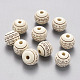 Painted Natural Wood Beads(X-WOOD-N006-02A-04)-1
