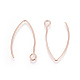 Ion Plating(IP) 304 Stainless Steel Earring Hooks(STAS-L216-03A-RG)-1