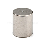 304 Stainless Steel Cord Ends, End Caps, Column, Stainless Steel Color, 7x6mm, Inner Diameter: 5mm(STAS-L270-01E-P)