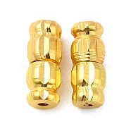 Brass Screw Clasps, Golden, 10x4mm, Hole: 1mm(KK-G187-G)