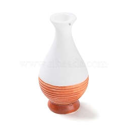 Resin Mini Vase, Micro Landscape Dollhouses Accessories Decorations, Coral, 42x21mm, Inner Diameter: 6mm(CRES-D022-01C)