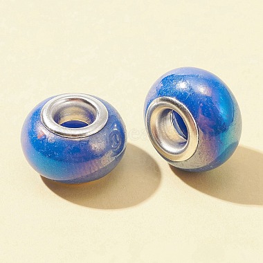 20Pcs Opaque Resin European Beads(RPDL-FS0001-01)-4