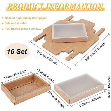 Kraft Paper Storage Gift Drawer Boxes(CON-WH0089-37C-01)-2