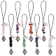 Gemstone Chips Cell Phone Strap Charm(HJEW-PH01853)-1