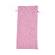 Rectangle Polyester Imitation Burlap Packing Pouches(ABAG-N009-01A-05)-1