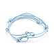 Adjustable Korean Waxed Polyester Cord Bracelets Sets(BJEW-JB06182-04)-1