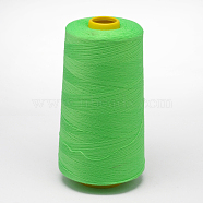 100% Spun Polyester Fibre Sewing Thread, Lime Green, 0.1mm, about 5000yards/roll(OCOR-O004-A59)