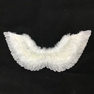 Mini Doll Angel Wing Feather, for DIY Moppet Makings Kids Photography Props Decorations Accessories, White, 510x300mm(PW-WG70269-01)