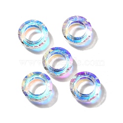 Glass Linking Rings, Ring, Clear AB, 14x3.5mm, Hole: 8.5mm(GLAA-I057-06A)