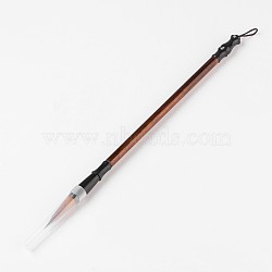 Chinese Calligraphy Brushes Pen, Sienna, 26~29cm(AJEW-WH0049-C03)