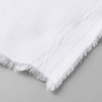 Polyester & Wool Fabric, White, 1600~1800mm, 2m/pc