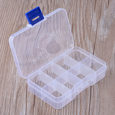 8 Compartments Plastic Bead Storage Containers(X-CON-R007-01)-2