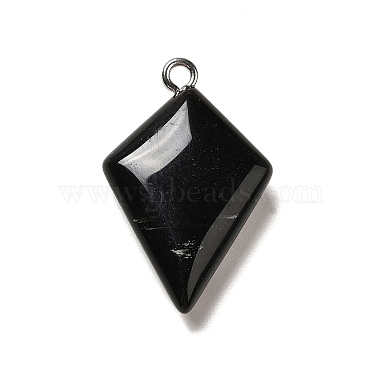 Natural & Synthetic Mixed Gemstone Pendants(G-G932-A)-4