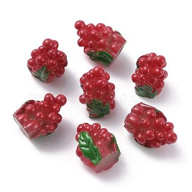 Mini Resin Simulation Grape(RESI-WH0077-20F)-2