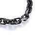 304 Stainless Steel Cable Chain Necklaces(NJEW-H493-18B)-2