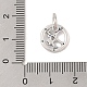 Luminous 925 Sterling Silver Rhinestone Constellation Charms(STER-H114-01AS-09)-3