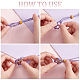 Elite 9Pcs 9 Colors Braided Cotton Thread Cords Macrame Pouch Necklace Making(FIND-PH0010-47A)-3