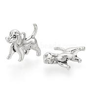 Tibetan Style Alloy Puppy Pendants, Beagle Dog Charms, Cadmium Free & Lead Free, Antique Silver, 14x16x5mm, Hole: 2mm, about 490pcs/1000g(TIBEP-Q076-065AS-RS)