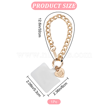 Alloy Phone Hand Strap Chains with Heart Charm(DIY-WH0430-030B)-2