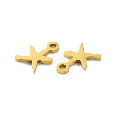 Ion Plating(IP) 304 Stainless Steel Charms(STAS-D051-47G)-3