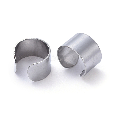 Unisex 304 Stainless Steel Cuff Earrings(X-EJEW-P135-03A)-2