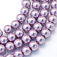 cuisson peint perles de verre nacrées brins de perles rondes(HY-Q003-4mm-44)-1