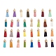 120 pièces 30 couleurs décorations de pendentif gland en faux daim(FIND-YW0001-14LG)-1