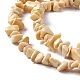 Natural Yellow Jade Chip Beads Strands(G-G905-08)-4