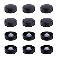 Plastic Inner Plug Bottle Caps, for Essetial Oil Bottle, Black, 32x13mm(KY-WH0046-13)