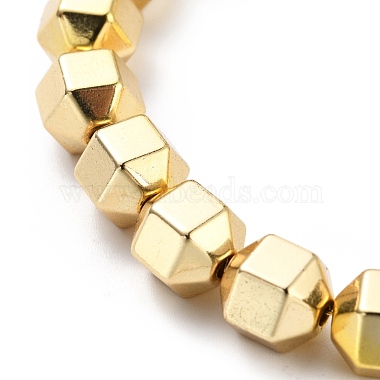 Electroplated Non-magnetic Synthetic Hematite Beads Strands(G-G849-01G)-3