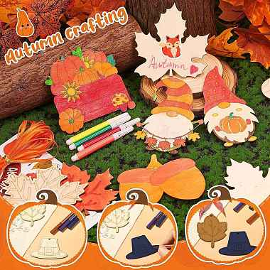 Thanksgiving Day Theme Unfinished Wood Cutouts(WOOD-CJC0009-03)-7