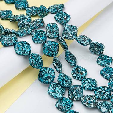 Synthetic Turquoise Beads Strands(G-C180-08)-7