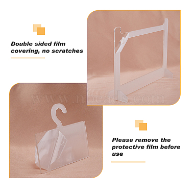 Transparent Acrylic Mini Photocard Hanger Rack(ODIS-WH0002-47)-3