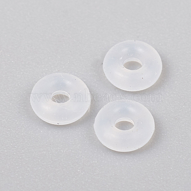 Clear Ring Synthetic Rubber Spacer Beads