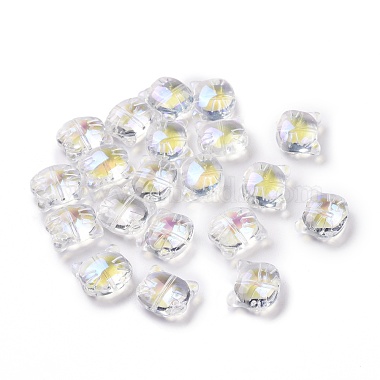 Clear AB Cat Glass Beads