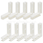 ABS Plastic Photo Boards Backdrop Clips, L-shape, Beige, 65x65x13mm(DIY-WH0899-189)