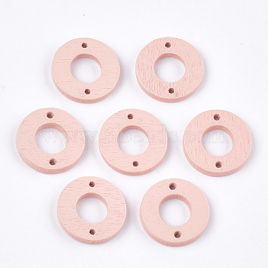 18mm Pink Donut Wood Links