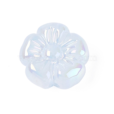 placage uv perles acryliques opaques(OACR-N161-08B)-1