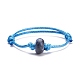 Bracelet cordon perlé disque de sodalite naturelle(BJEW-JB07686-01)-1