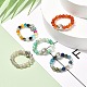 Natural Agate Beads Stretch Ring for Teen Girl Women(RJEW-JR00399)-2